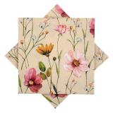 Serviett Bloom rosa