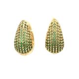 Øreringer, ombrè green G