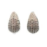 Øreringer, ombrè grey S