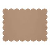 Dekkebrikke Scallop, beige