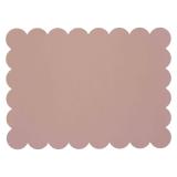 Dekkebrikke Scallop, rosa