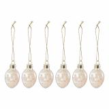 Glassegg småblomster 6-pk