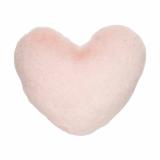 Pute Hjerte Faux fur 40x40cm