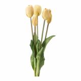 Tulipan Bukett 39cm 5-pk lys gul