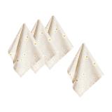 Tøyserviett Daisy 40x40cm 4-pk