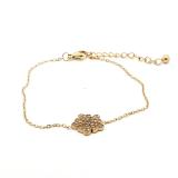 Armbånd med lykke-kløver, G