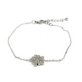 Armbånd med lykke-kløver, S