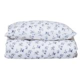 Sengesett krepp Flora 140x220 cm
