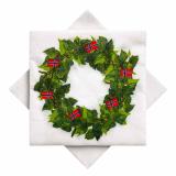 Serviett 17. Mai Bjørkekrans