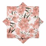 Serviett Petals rosa