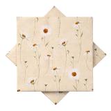 Serviett Margeritt gul