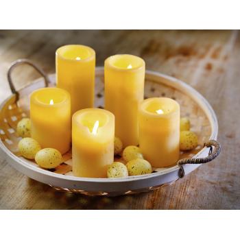 Duftlys mandarin og koriander på lysfat