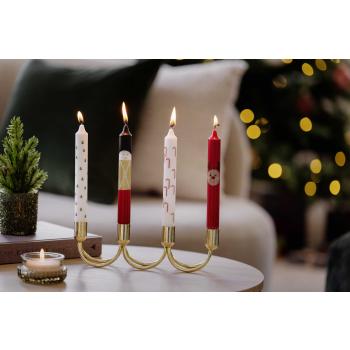 Festlys i adventstake