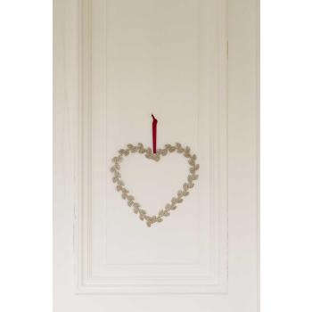 Hengende hjerte på dør