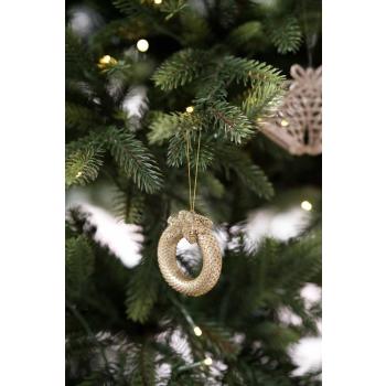 Hengende Gullkrans i juletre