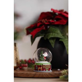 Snøkule liten på lysfat