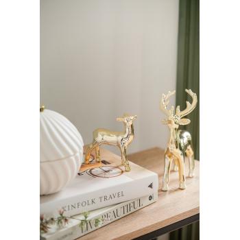 Hjort Shine gull stor og liten på hylle naima