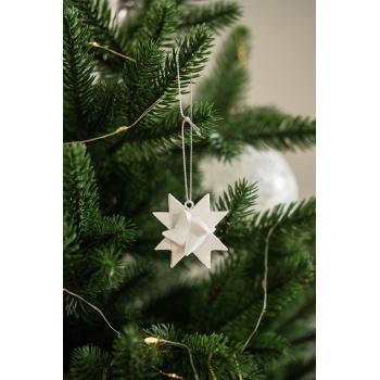 Snøstjerne 3pk hengene på juletre