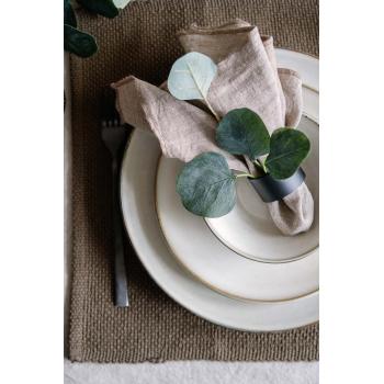 Linserviett med pynt