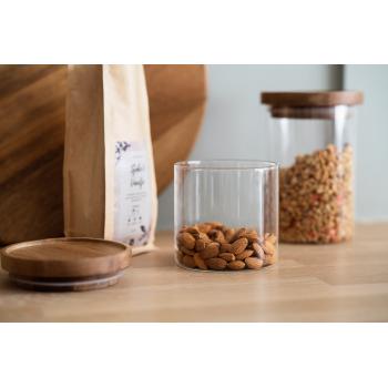 Glasskrukke 12cm June med mandler 