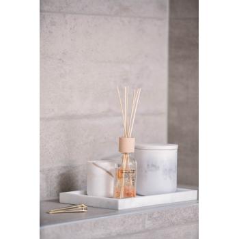 krukke med lokk marmor på marmorfat