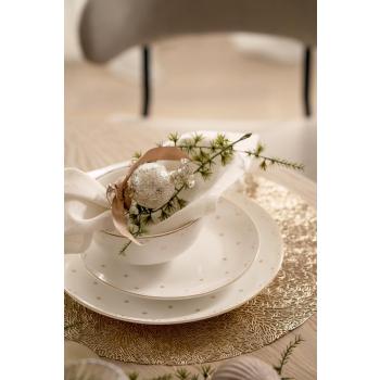 Julekule Candy som dekor til bordoppdekkingen