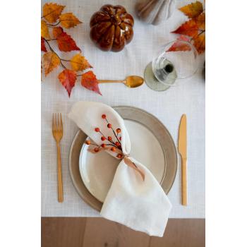 Oransje bær til bordpynt