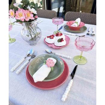 Uteservise i melamin