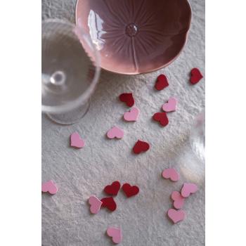 Borddekor Hjerte på bord med skål pia