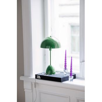 Bordlampe Paris grønn i vinduskarm