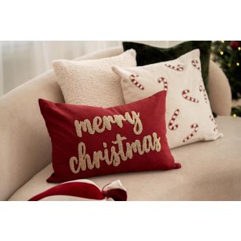 Putetrekk perler Merry Christmas med andre juleputetrekk