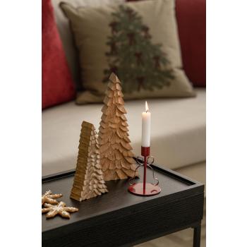 Dekortre Maud med lysestake sløyfe på sidebord