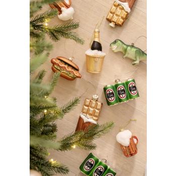 Julekule 6 pack med annen julepynt