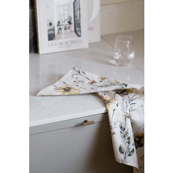 Kjøkkenhåndkle med blomstermotiv