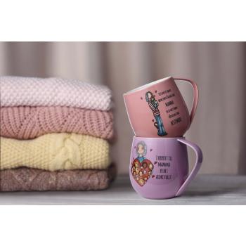 Lykketegning krus til mamma og bestemor