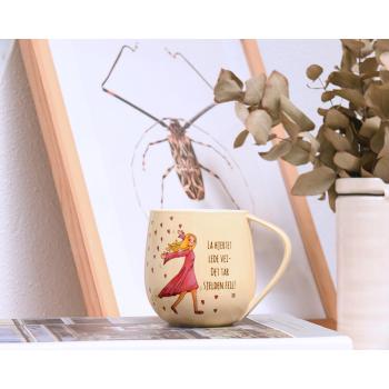 Lykketegning Hjertet kopp