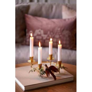 Fugl på klype kolibri brun på adventstake