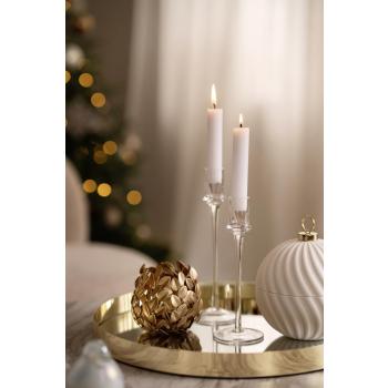 Lysfat speil 30cm med dekor