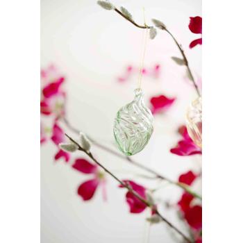 Glassegg tvist grønn hengt i blomstergren