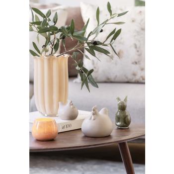 Dekorhøne Lilly i to størrelser på sofabord