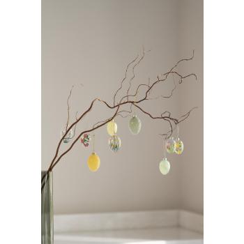 Gren i vase med glassegg i flere design