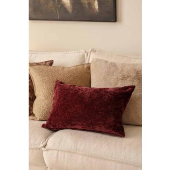 Putetrekk Faux fur med puter i boucle og chenille