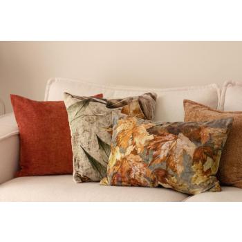 Putetrekk lønneblad i putekombinasjon 