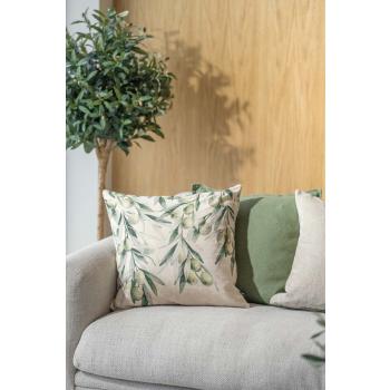 Putetrekk Oliven og maisy i sofakrok