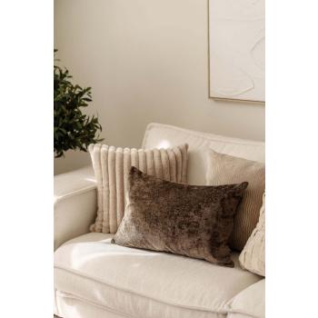 Putetrekk Bianca satt sammen med putetrekk faux fur