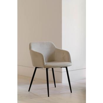 Spisestol Levi velur beige i stue