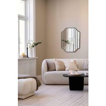 Speil med sort ramme