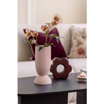 Vase Blomst 24cm på sofabord