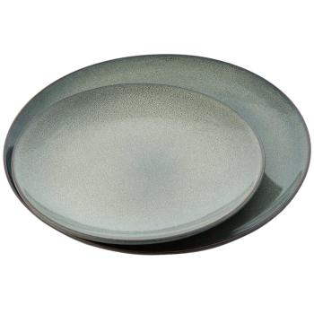 Middagstallerken Iben grønn-blå