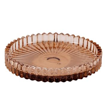 lysfat med riller brun